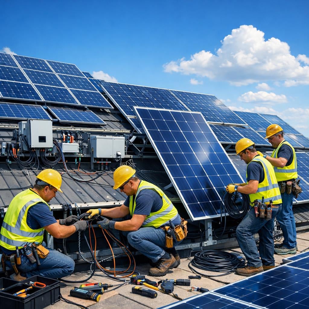 M & A Solar Photovoltaik Service 3 (KI-generiertes Bild)